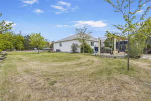 View of yard featuring a patio