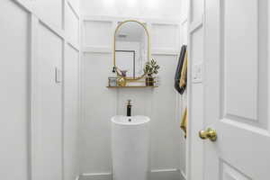 Bathroom featuring visible vents