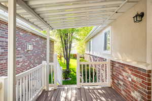 Covered deck
