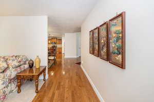 Entry looking toward kitchen
