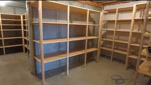 View of storage room