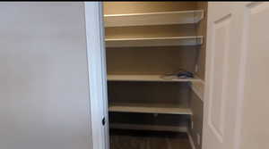 View of closet