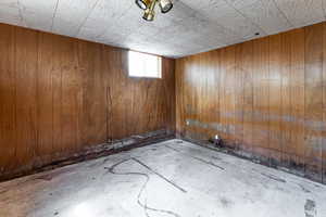 Basement bedroom with plenty of natural light