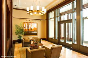 View of building lobby