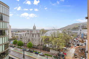 Property's view of city with a mountain view