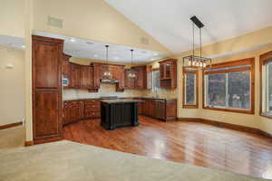 Over View of kitchen and Dinning area