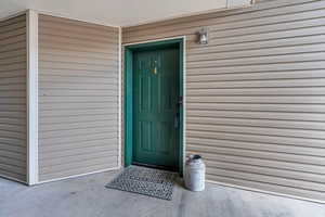 View of entrance to property