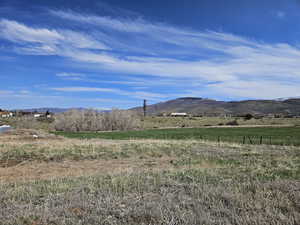 View of mountain feature featuring a rural view