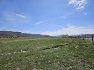 Mountain view with a rural view
