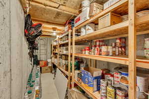 View of storage area