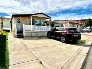 View of front of house featuring a porch