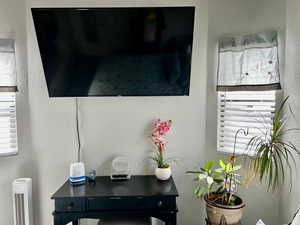 Interior details with a textured wall