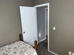 Bedroom # 3 with carpet flooring