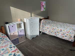 Bedroom # 3 with Vvew of carpeted bedroom