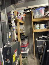 Basement Utility Room & storage area
