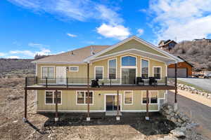 View of house featuring a Bear Lake view from your deck, home built in 2022