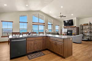 Check out this Bear Lake view from your kitchen sink