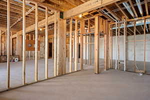 Framed and insulated for 5th bedroom and 3rd bathroom