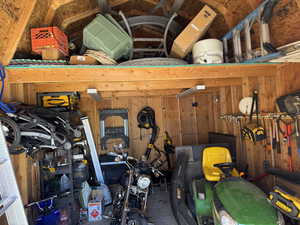 View of storage area