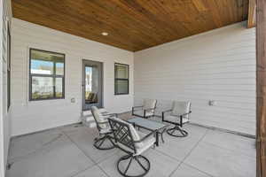 View of patio
