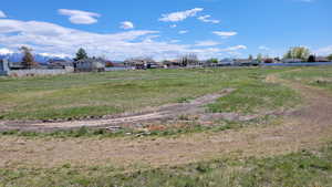 Facing South East from NW corner of lot