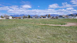 Facing North/East from SW corner of lot