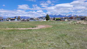 Facing East from SW corner of lot