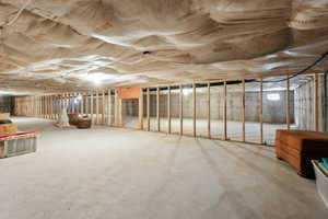 View of unfinished 5' crawl space/basement - 1998 sf