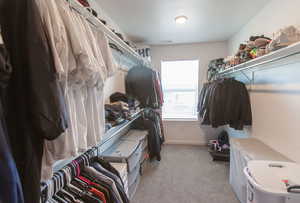 Spacious closet