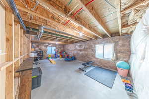 View of basement