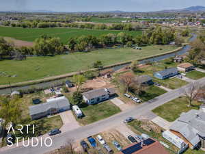 Drone / aerial view with a rural view
