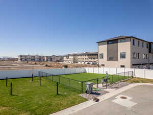 Surrounding community with a dog park.