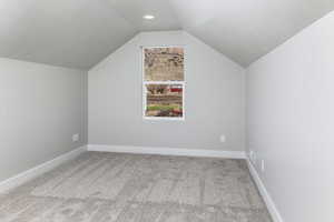 Picture of a completed bedroom in a home with the same home plans.