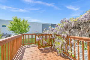 View of deck