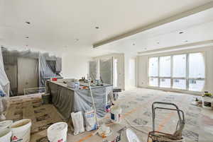 Kitchen featuring a kitchen island