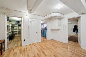 Interior space featuring light wood-style floors