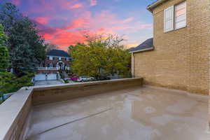 View of patio / terrace with a balcony