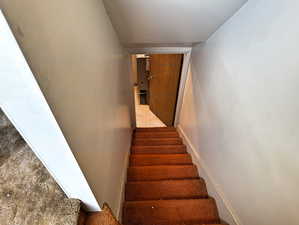View of stairs