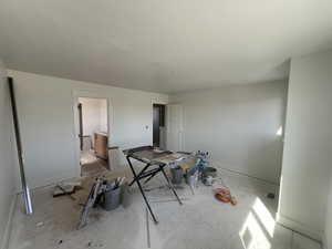 Interior space featuring baseboards