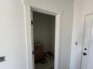 Bathroom featuring baseboards