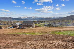 Mountain view with a residential view