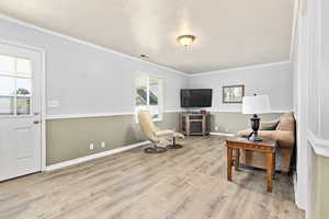 Family room with access to yard
