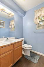 Main floor guest bathroom