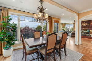 Dining area off of Kitchen Opens to Patio