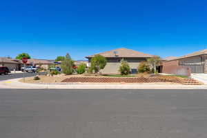 Single story home featuring a residential view