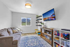Being used as a living room
