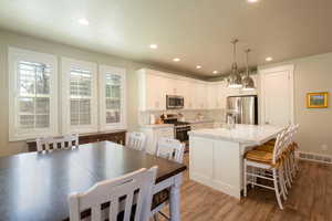 Dining area off kitchen