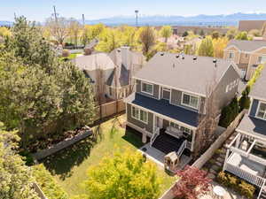 Backyard and rear of home