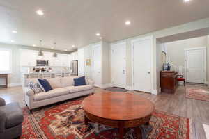 Great room looking into kitchen