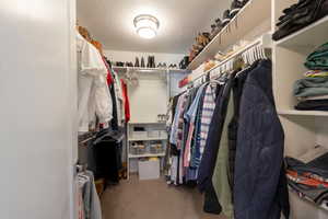 Walk in closet off primary suite